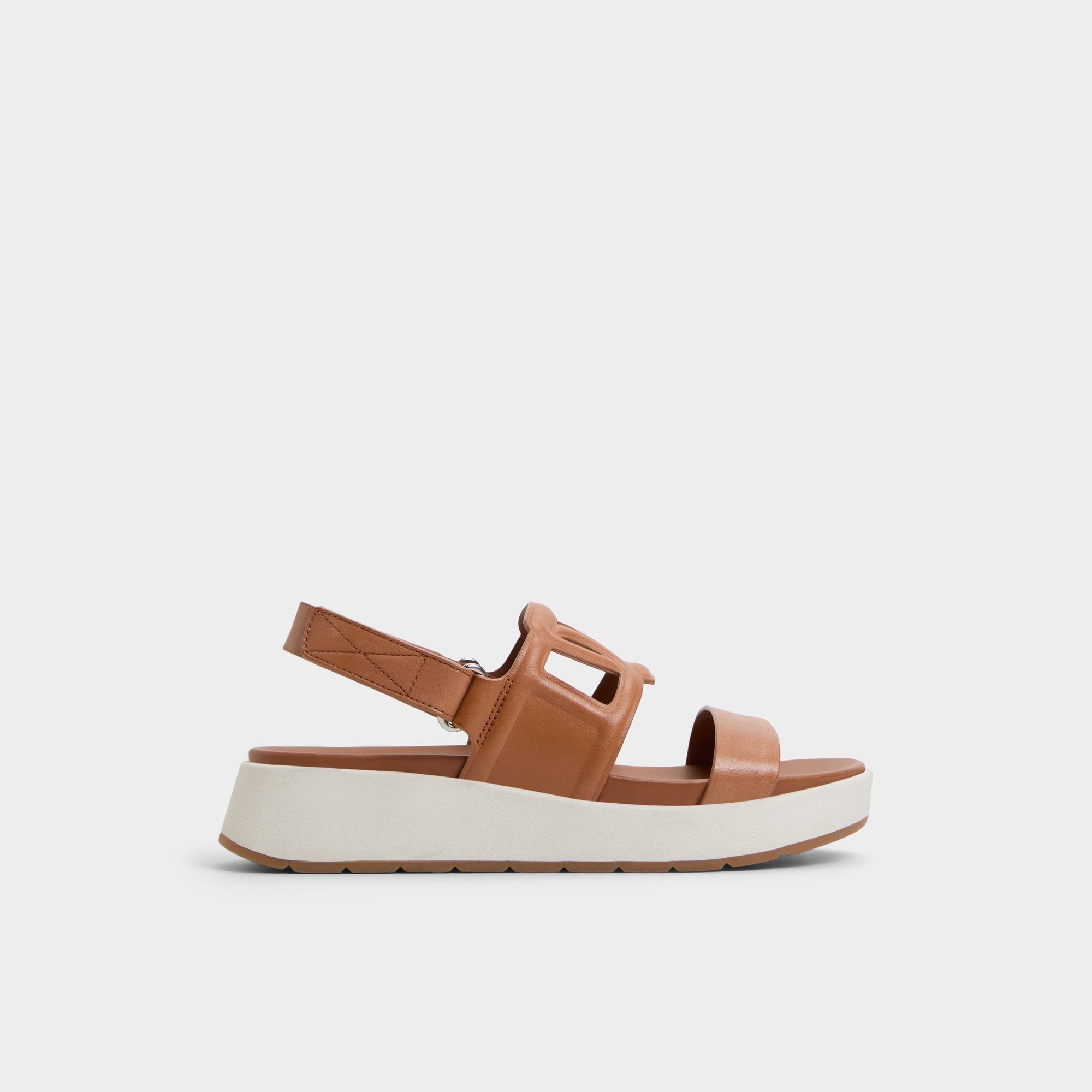 Aldo Onuvia Medium Brown Women's Footbed sandals - Footbed sandal, Flatform Medium Brown