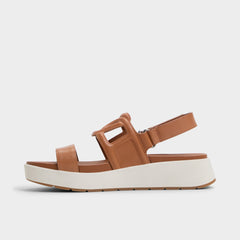 Aldo Onuvia Medium Brown Women's Footbed sandals - Footbed sandal, Flatform Medium Brown