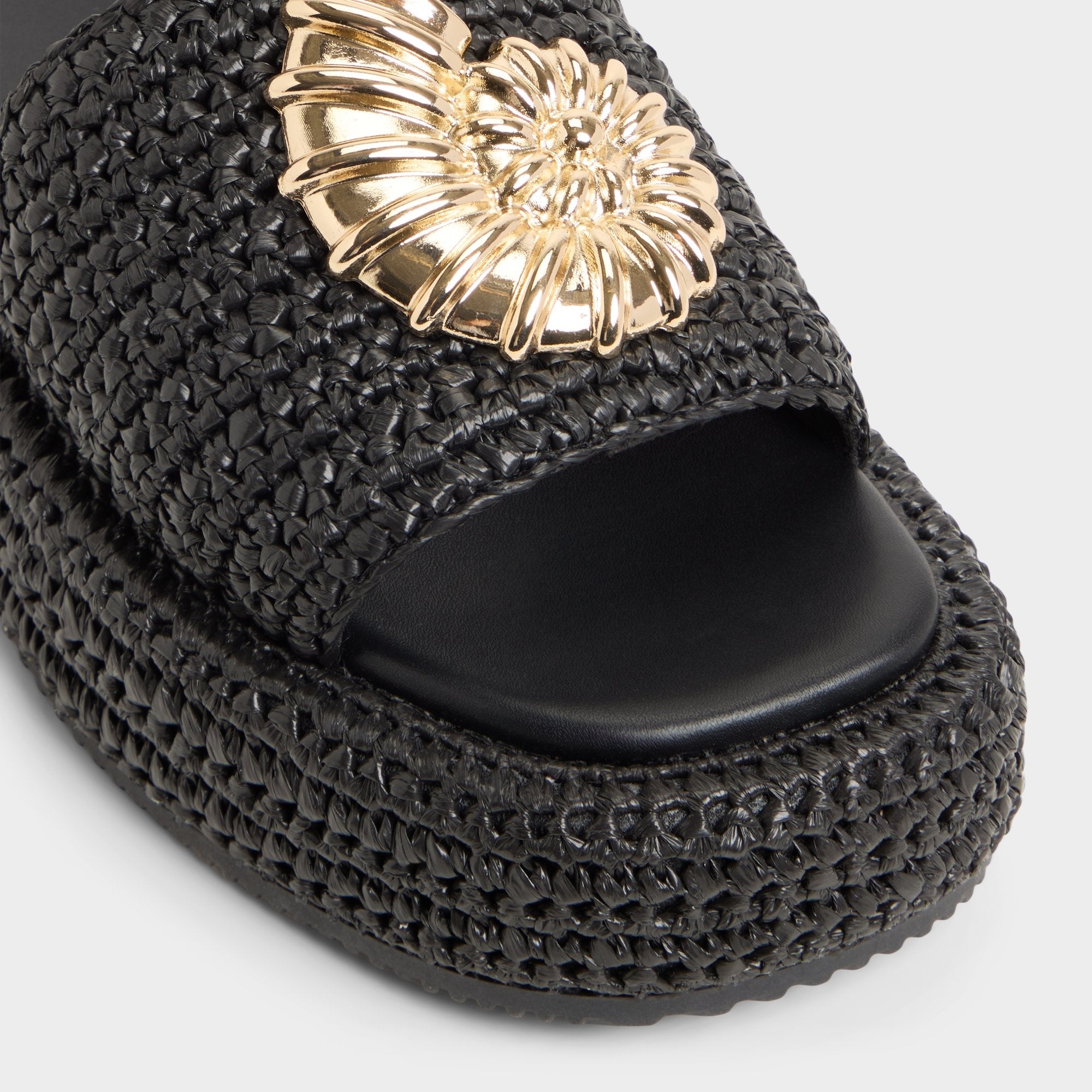 Aldo Justbeachy Black Women's Platform sandals - Flatform sandal Black
