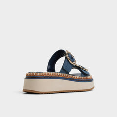 Aldo Kaeithien Dark Blue Women's Platform sandals - Slide sandal Dark Blue