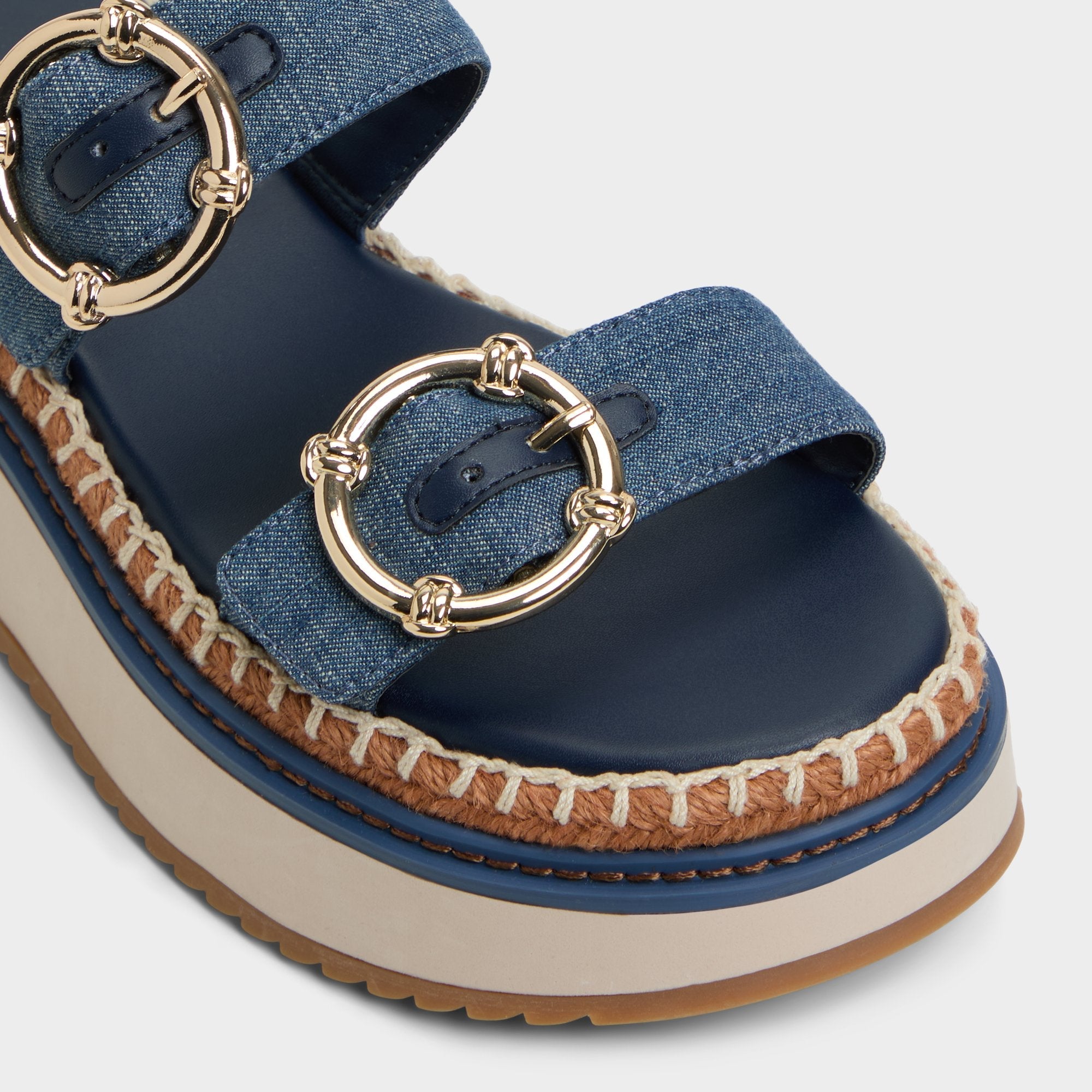 Aldo Kaeithien Dark Blue Women's Platform sandals - Slide sandal Dark Blue