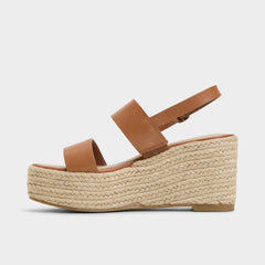 Aldo Keoni Medium Brown Women's Platform sandals - Wedge sandal Medium brown