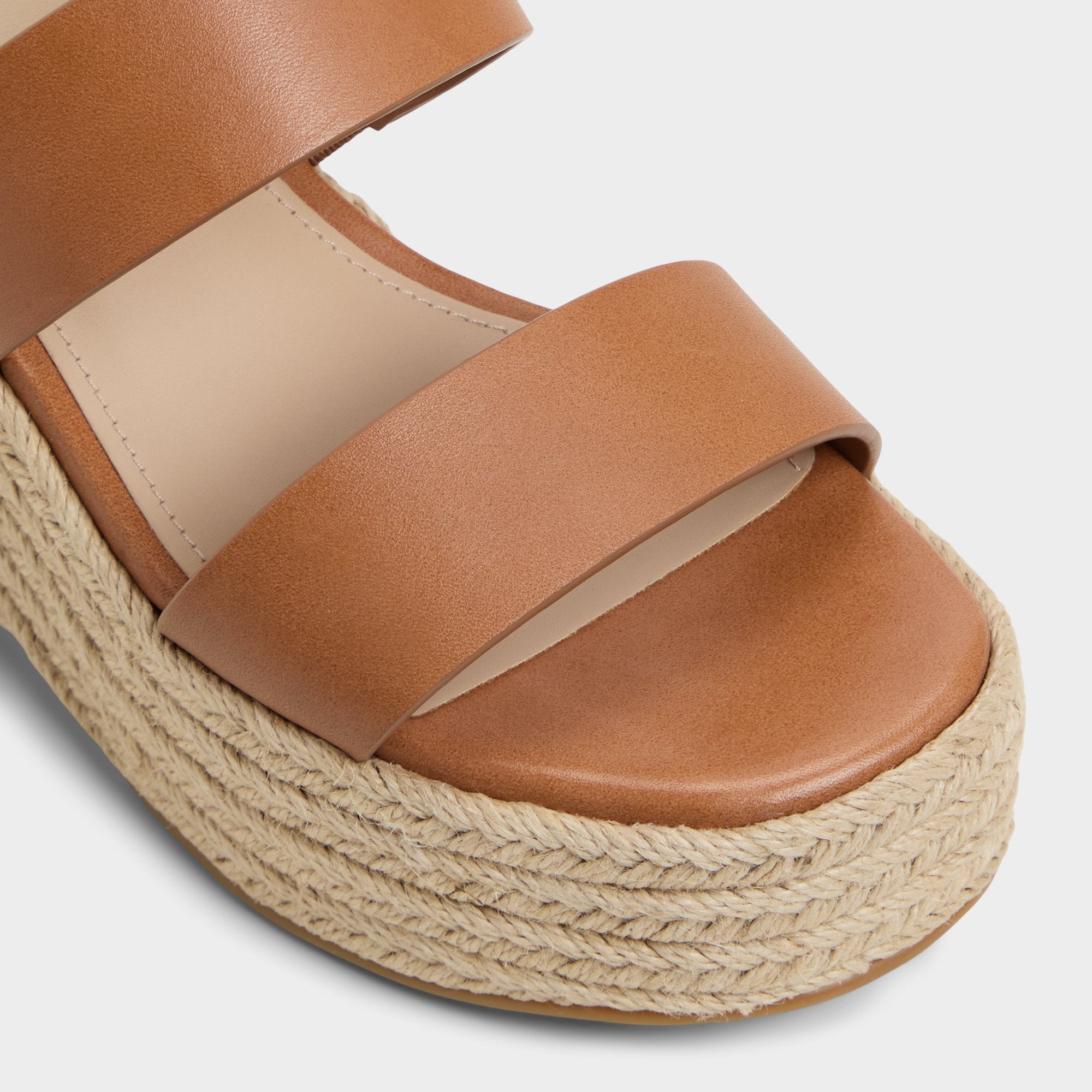 Aldo Keoni Medium Brown Women's Platform sandals - Wedge sandal Medium brown