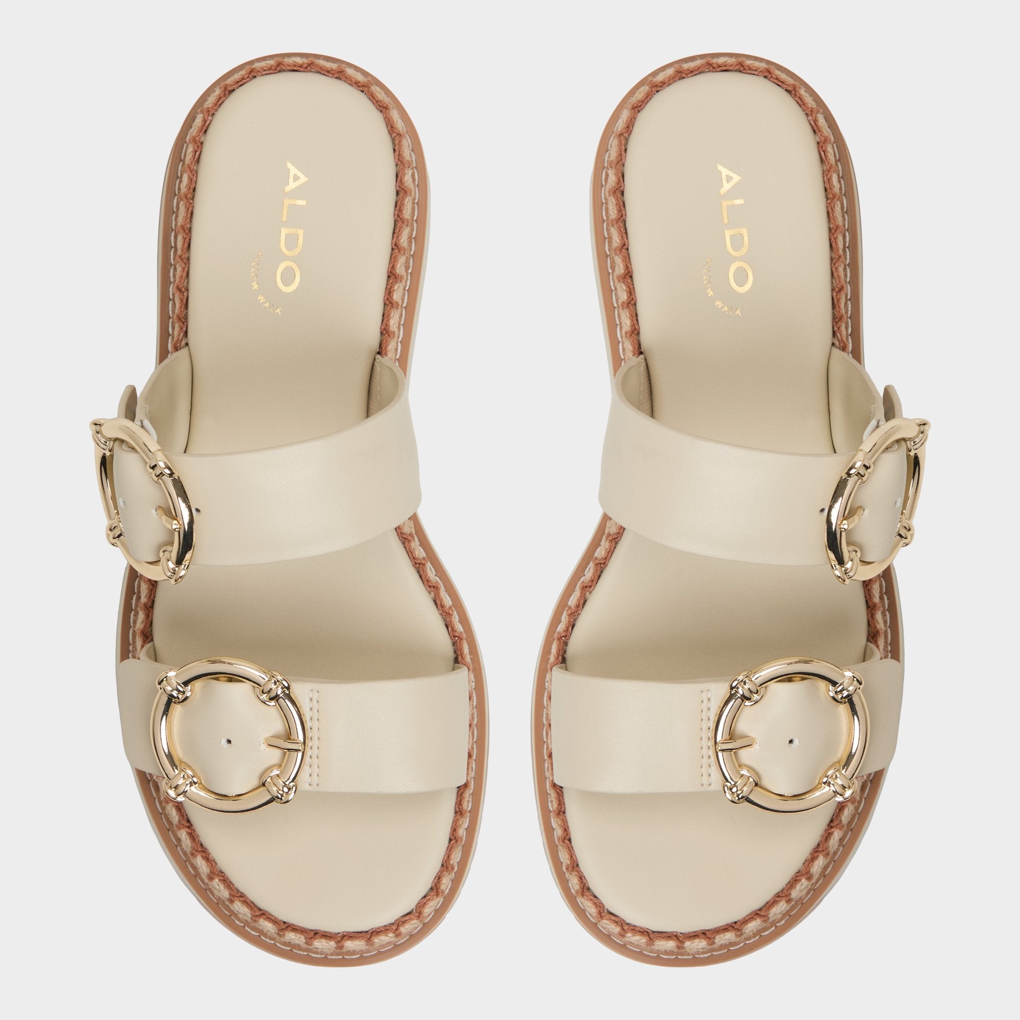 Aldo Kaeithien Bone Women's Platform sandals - Slide sandal Bone