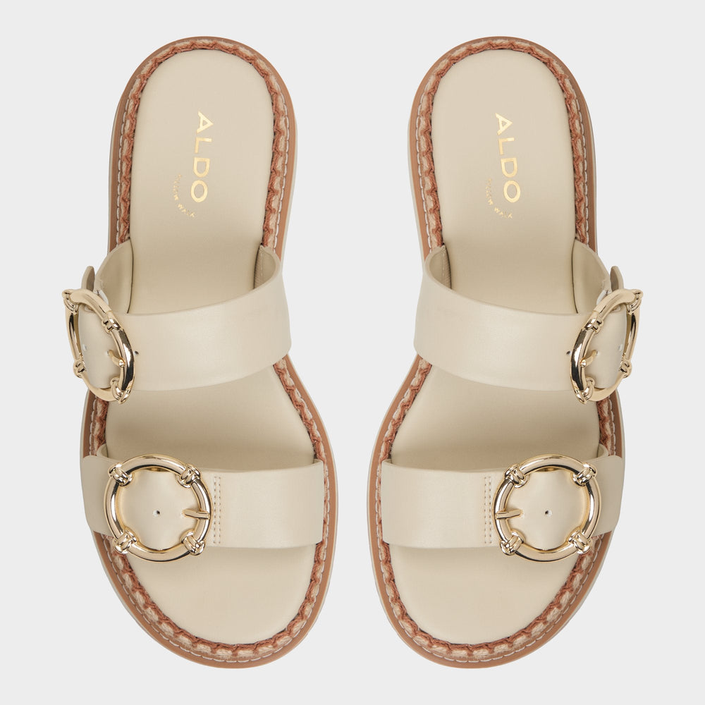 Aldo Kaeithien Bone Women's Platform sandals - Slide sandal Bone