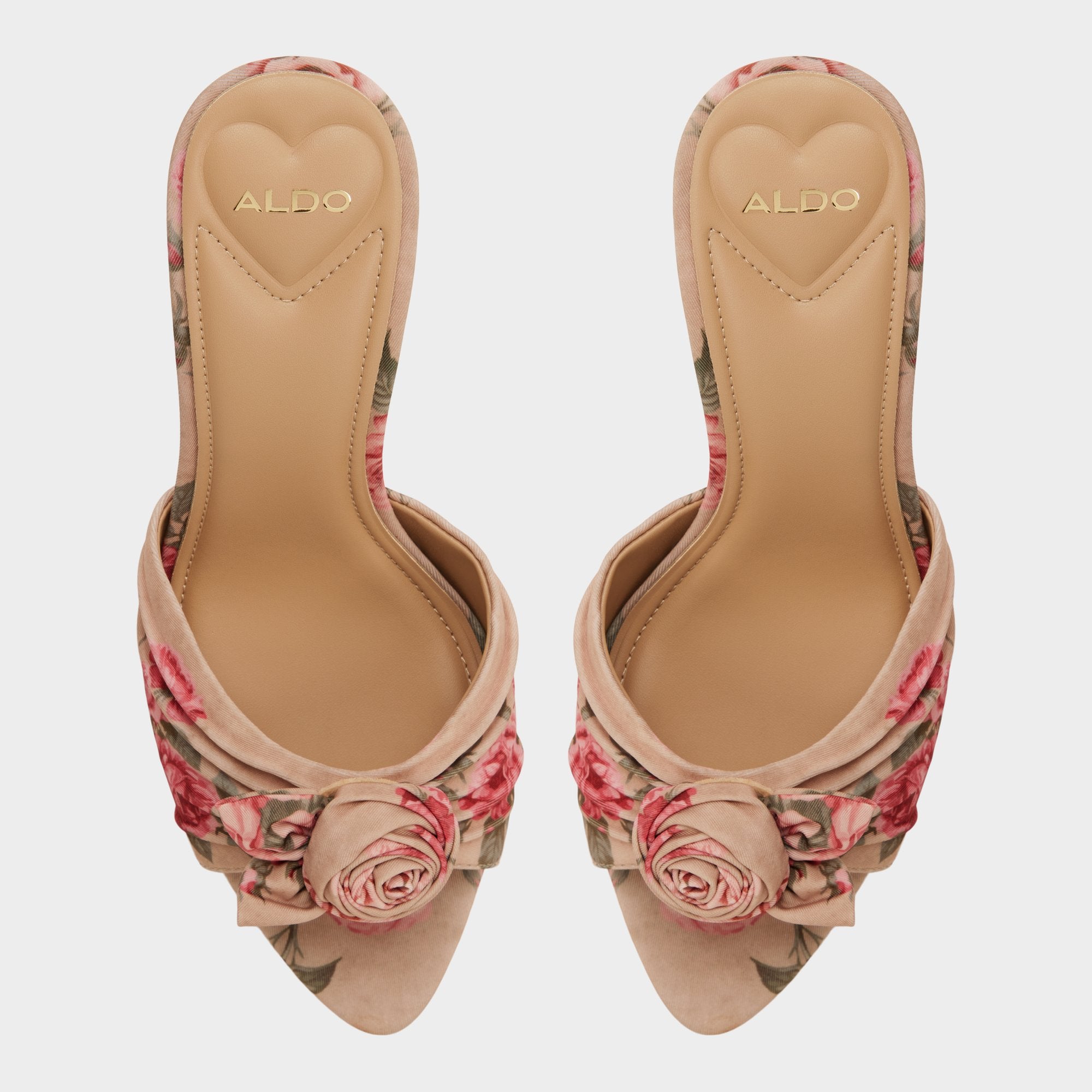 Aldo Rosalina in Beige Combo 14193392 - Heeled mule, Stiletto heel Beige combo