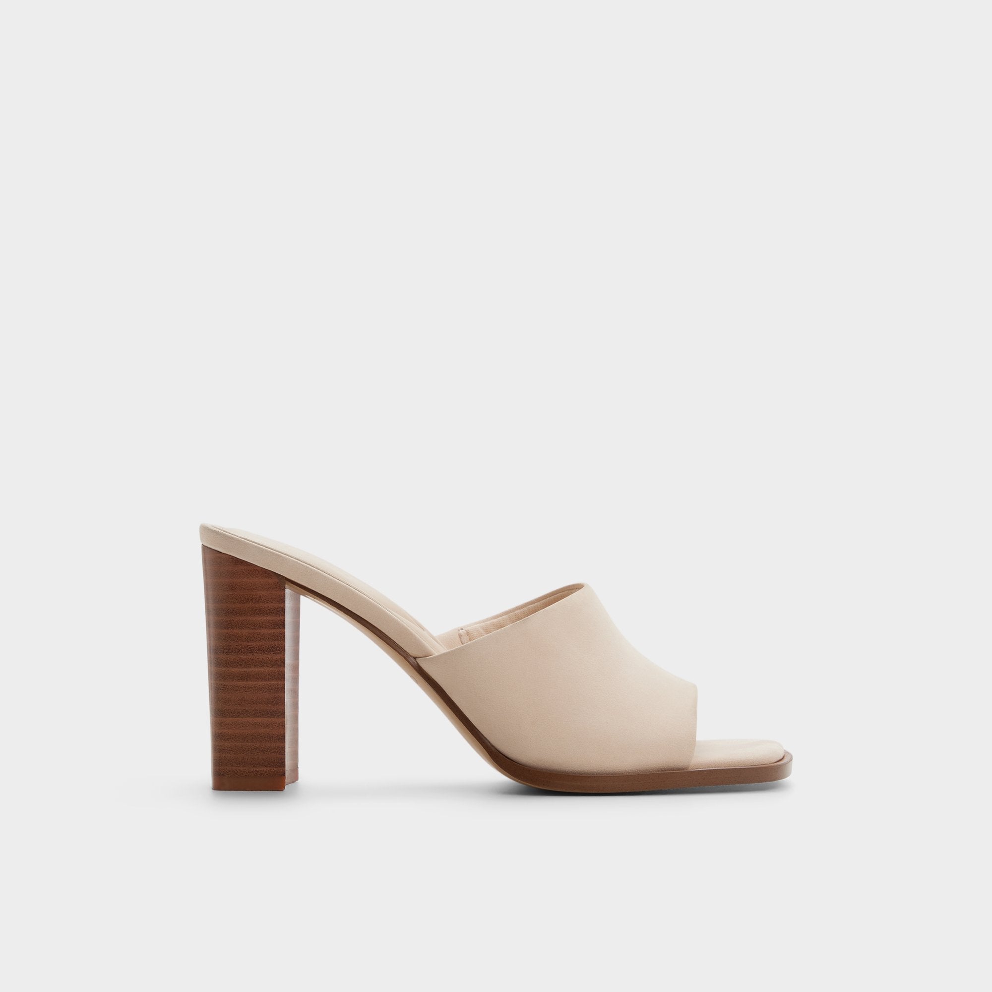 Aldo Re in Sophia Other Beige - Heeled mule, Block heel Other beige