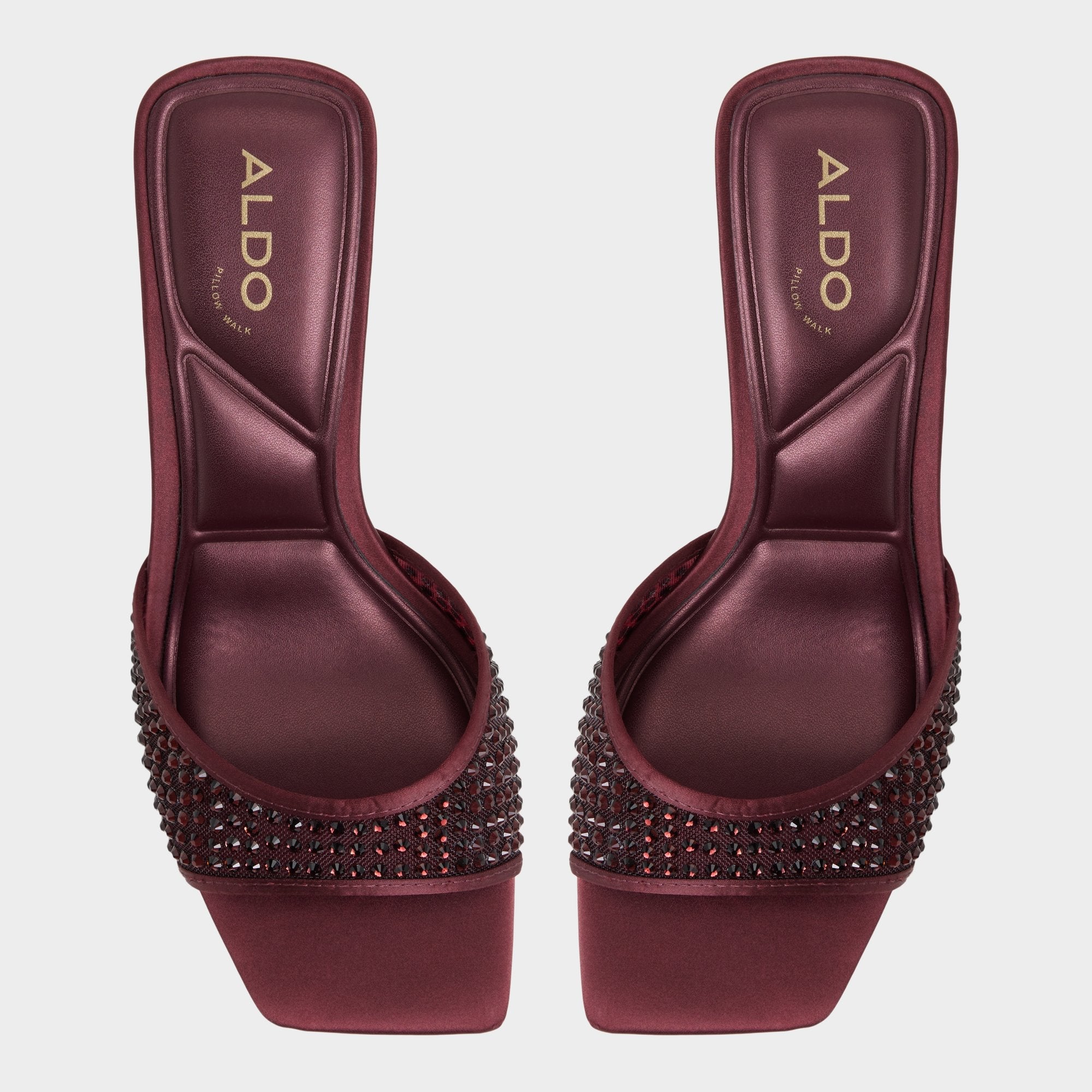 Aldo Agatha in Bordo - Heeled mule Bordo