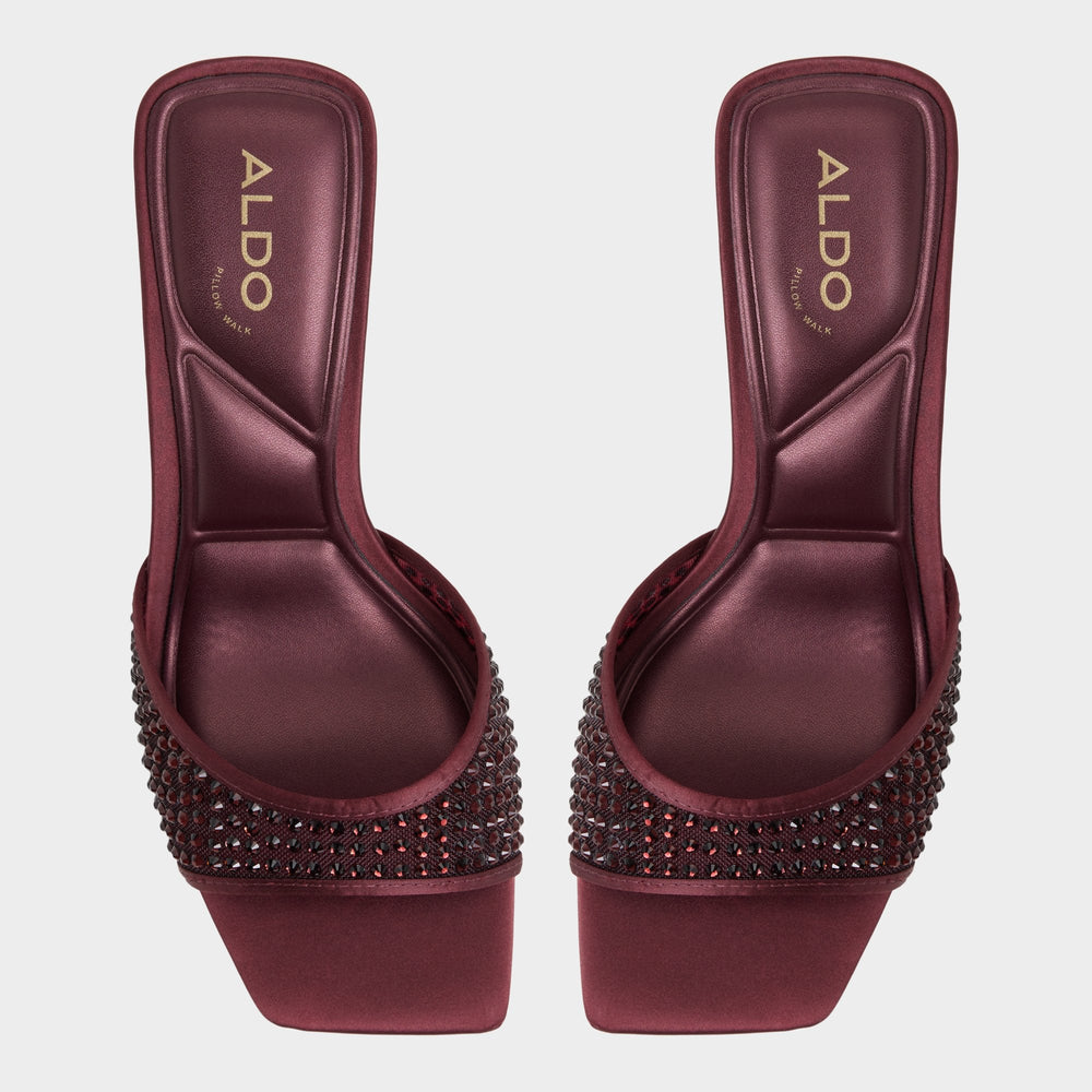 Aldo Agatha in Bordo - Heeled mule Bordo