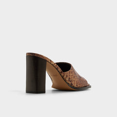 Aldo Re in Sophia Brown Multi14190695 - Heeled mule, Block heel Brown multi