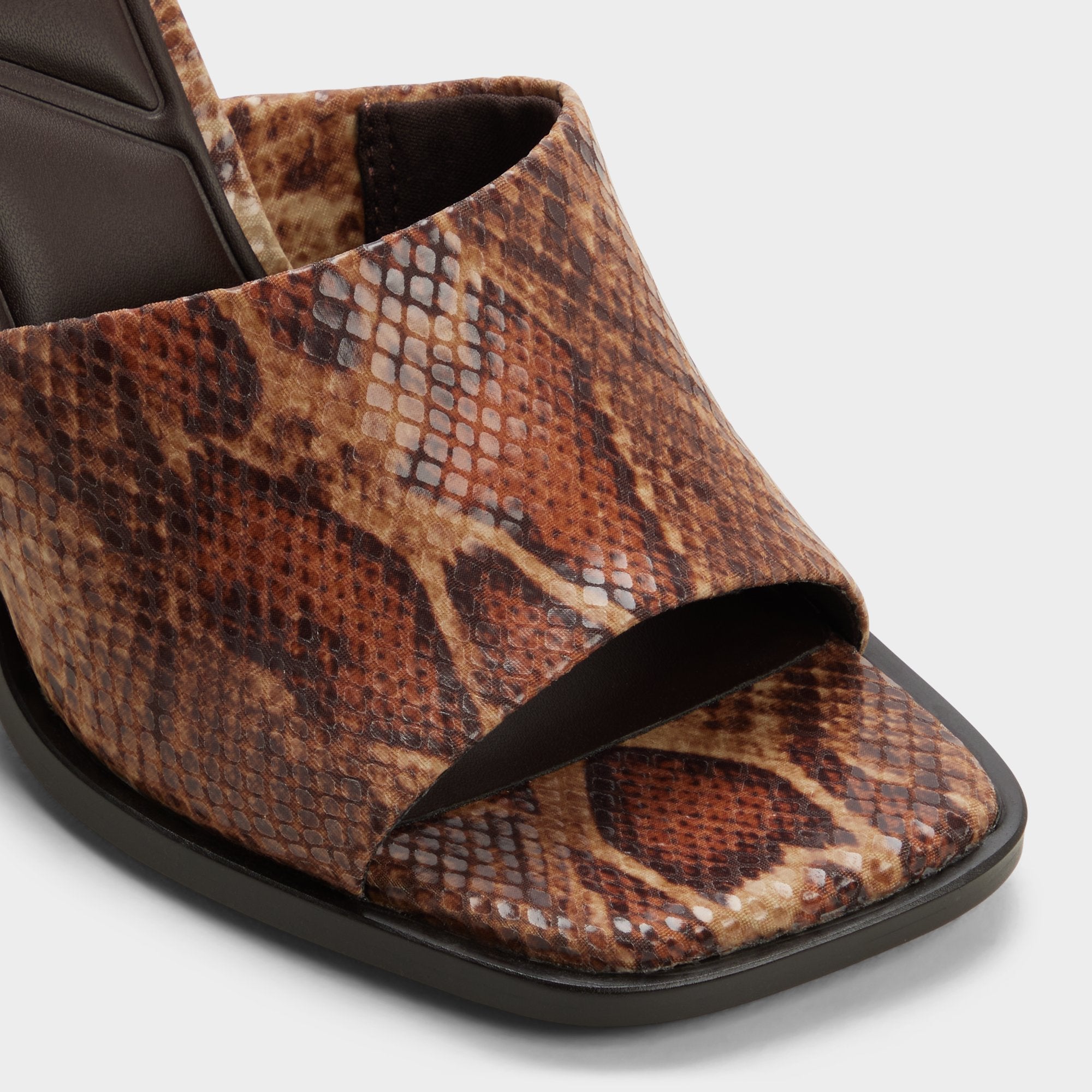 Aldo Re in Sophia Brown Multi14190695 - Heeled mule, Block heel Brown multi