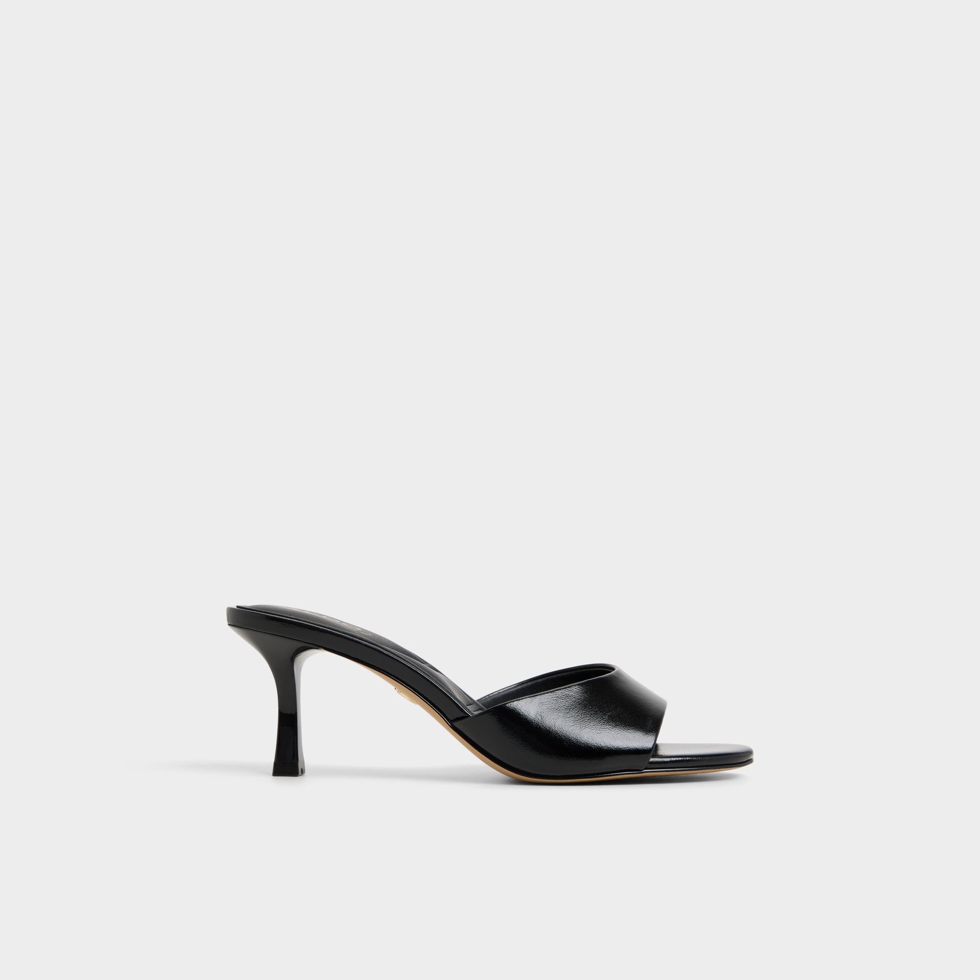 Aldo Annaberaen in Black - Heeled mule, Stiletto heel Black
