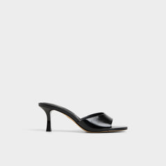 Aldo Annaberaen in Black - Heeled mule, Stiletto heel Black