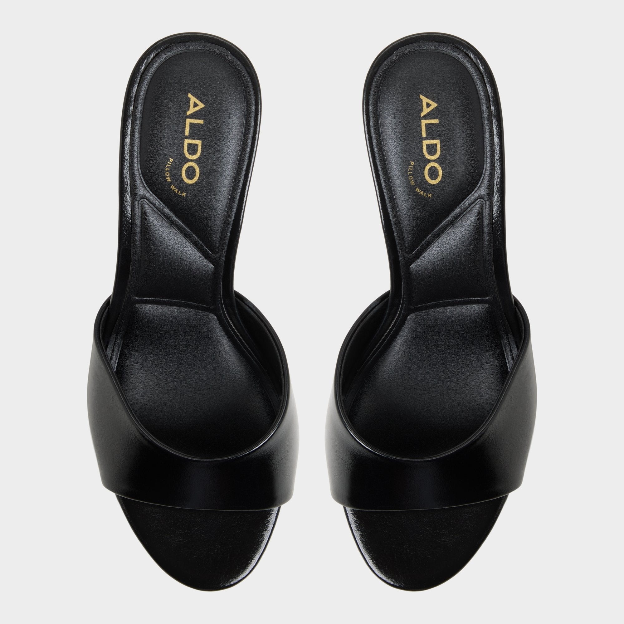 Aldo Annaberaen in Black - Heeled mule, Stiletto heel Black