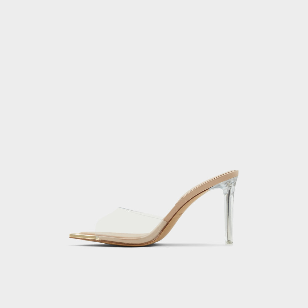 Aldo Annabrilden Bone Women's Heeled mules - Heeled mule, Stiletto heel Bone
