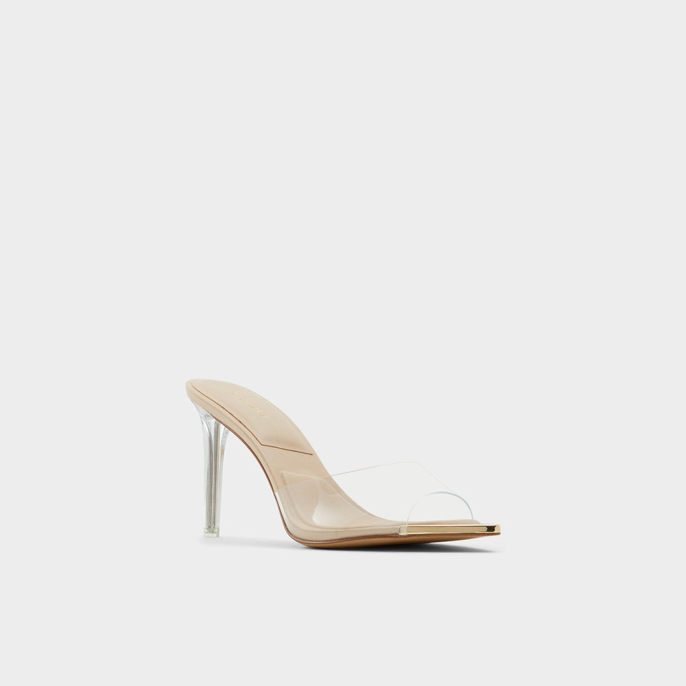 Aldo Annabrilden Bone Women's Heeled mules - Heeled mule, Stiletto heel Bone