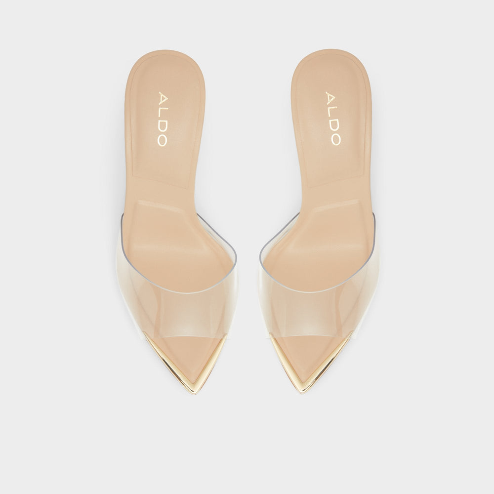 Aldo Annabrilden Bone Women's Heeled mules - Heeled mule, Stiletto heel Bone