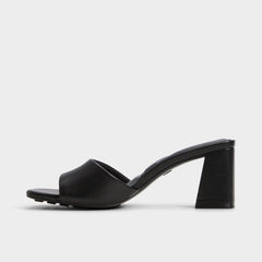 Aldo Tisha Black Women's Heeled mules - Heeled mule, Block heel Black