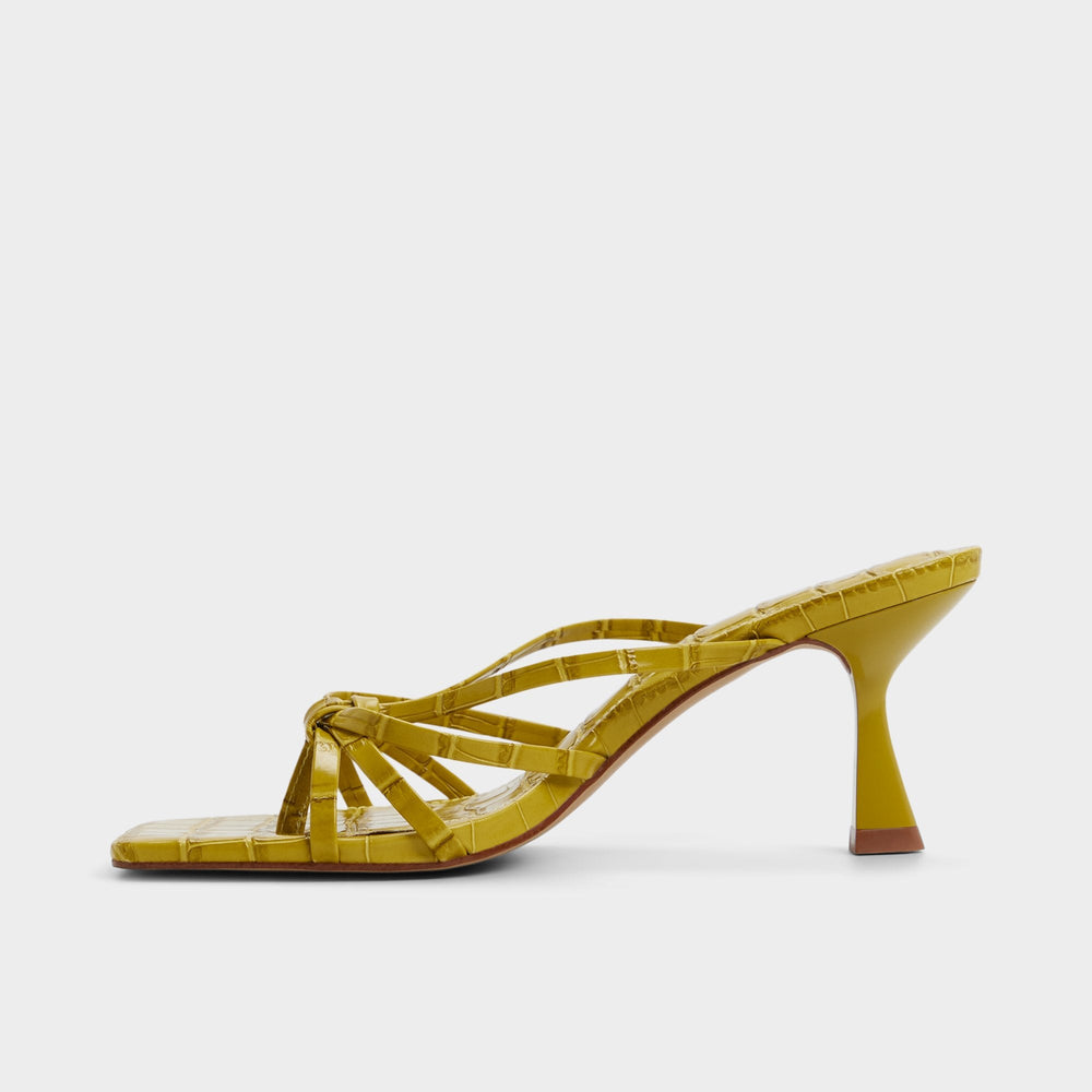 Aldo Lumera in Other Yellow - Heeled mule, Stiletto heel Other yellow