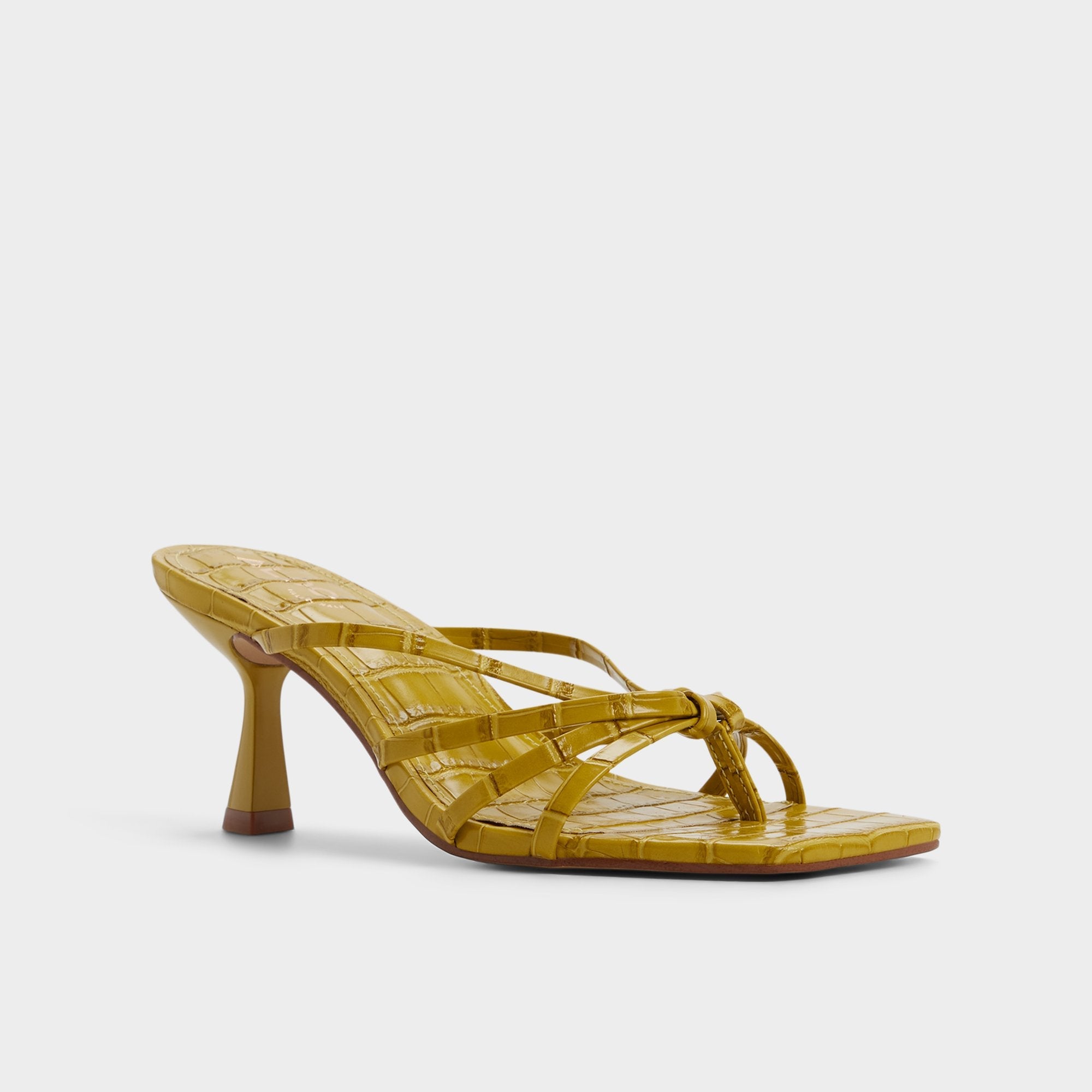 Aldo Lumera in Other Yellow - Heeled mule, Stiletto heel Other yellow