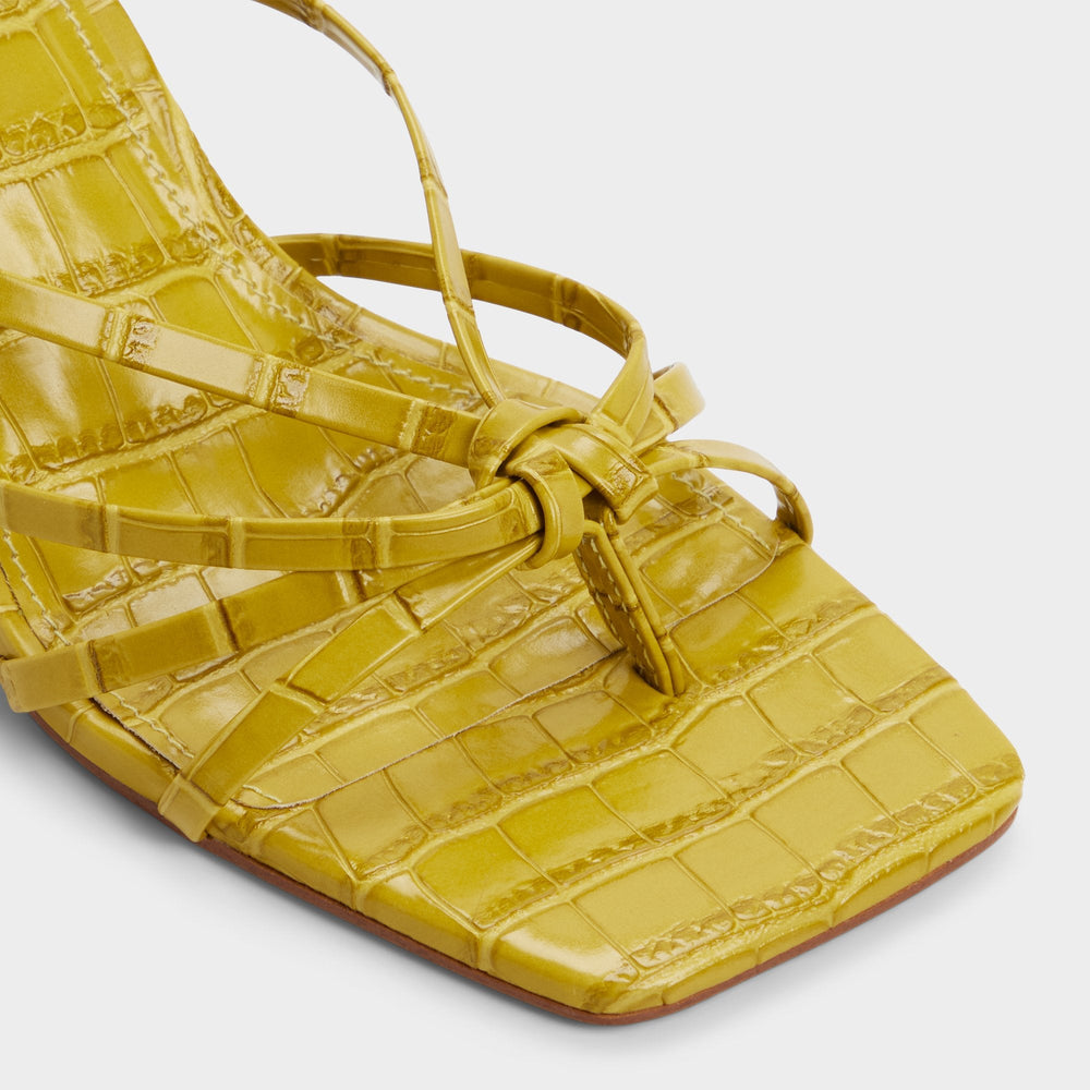 Aldo Lumera in Other Yellow - Heeled mule, Stiletto heel Other yellow