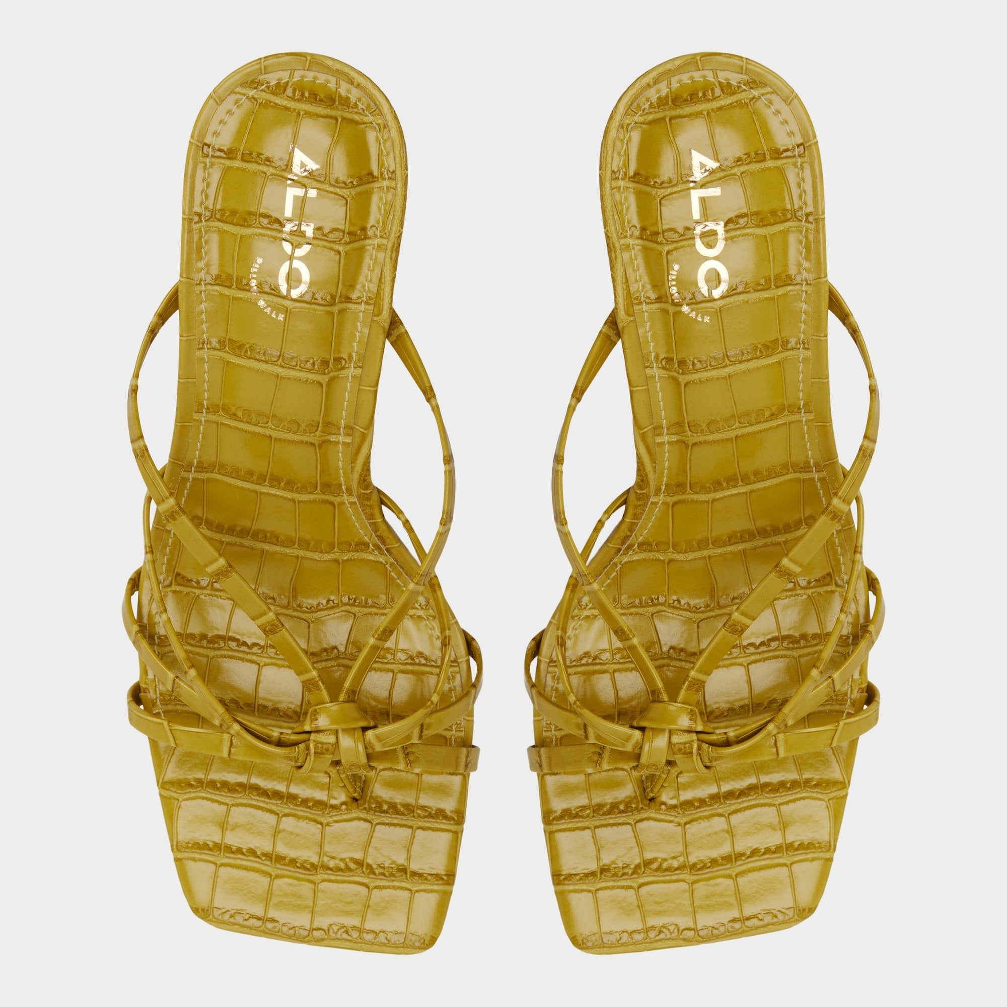 Aldo Lumera in Other Yellow - Heeled mule, Stiletto heel Other yellow