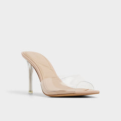 Aldo Anitabrilden Beige Women's Mule slides - Heeled mule, Stiletto heel Beige