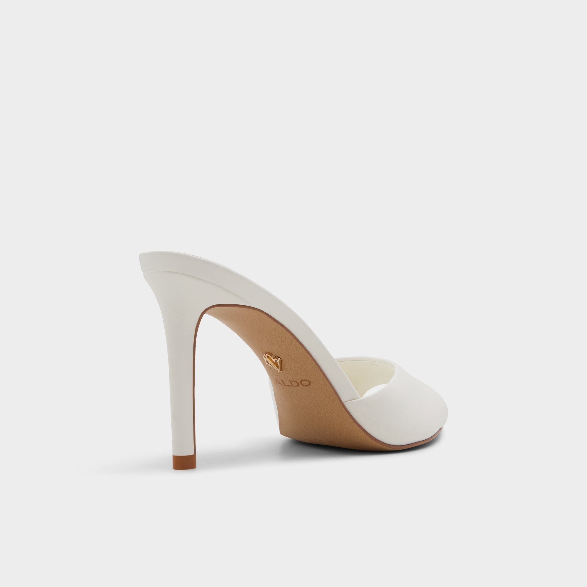 Aldo Anniebrilden White Women's Heeled mules - Heeled mule, Stiletto heel White