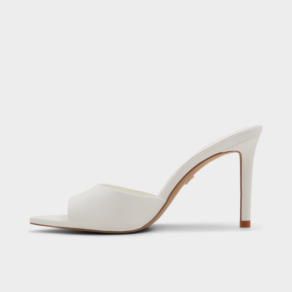 Aldo Anniebrilden White Women's Heeled mules - Heeled mule, Stiletto heel White