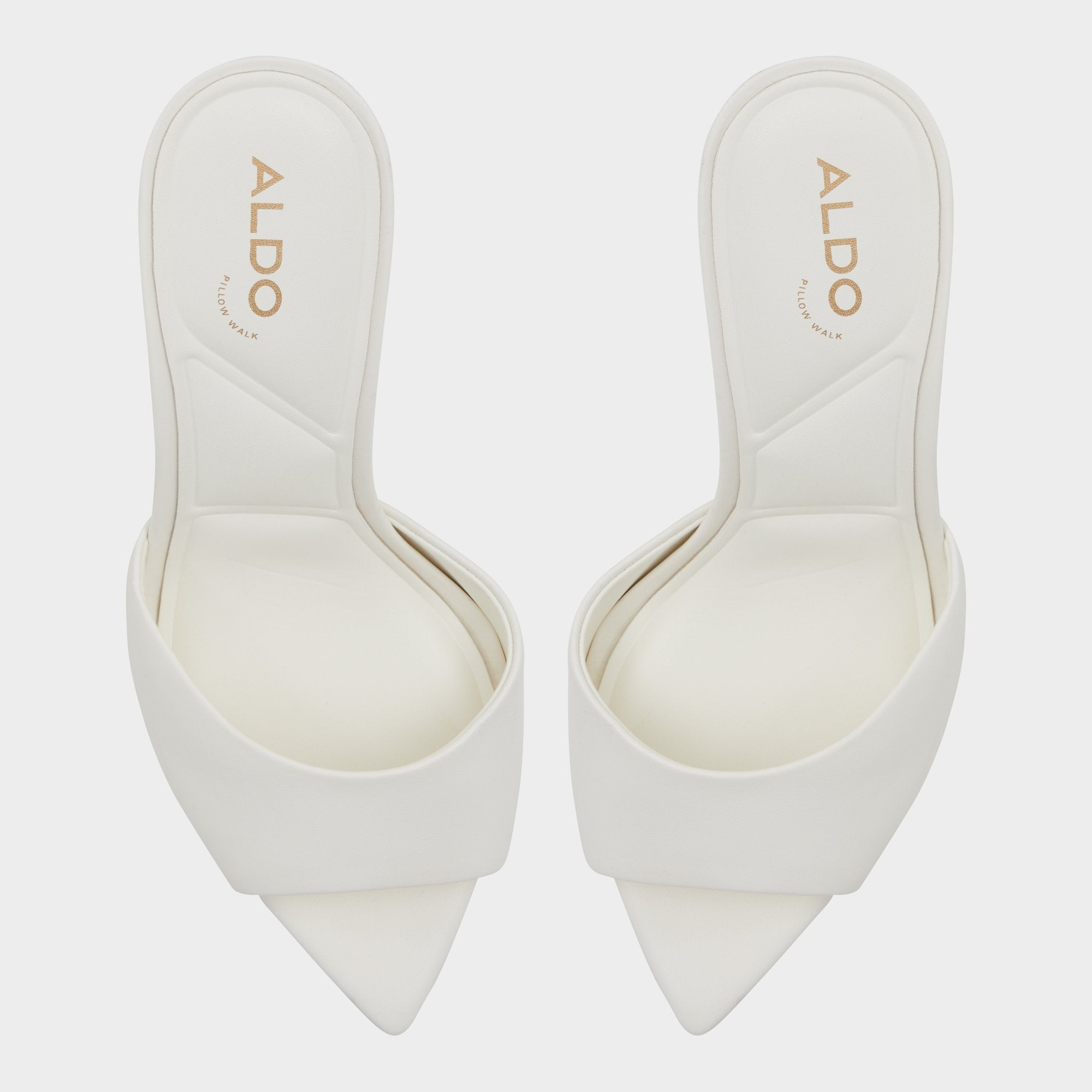 Aldo Anniebrilden White Women's Heeled mules - Heeled mule, Stiletto heel White