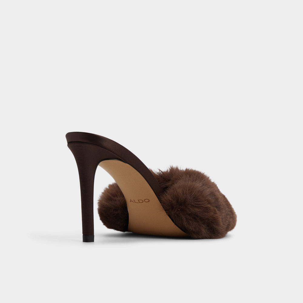 Aldo Anniebrilden in Dark Brown 14163209 - Heeled mule, Stiletto heel Dark Brown