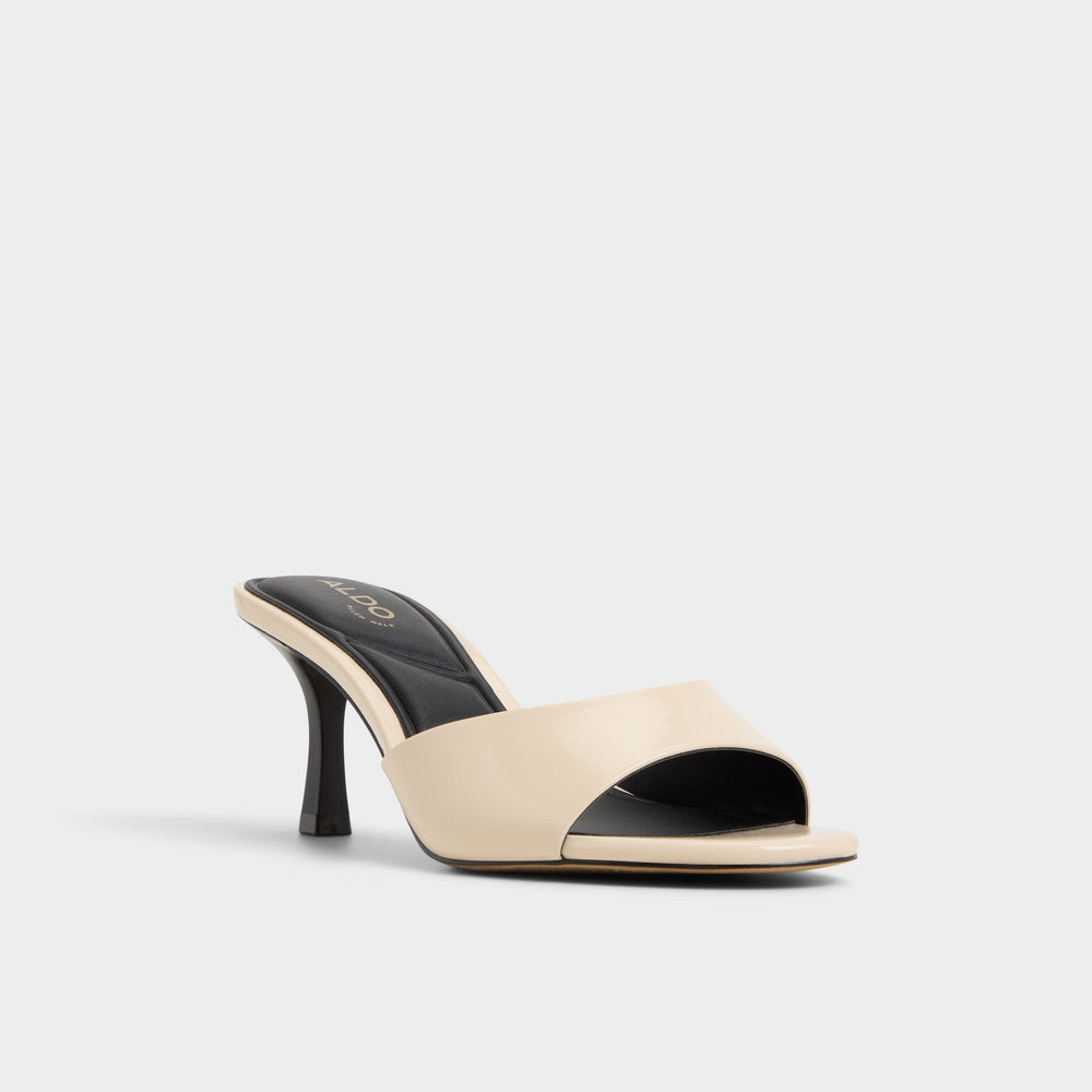 Aldo Annaberaen in Light Beige - Heeled mule, Stiletto heel Light beige