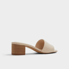 Aldo Claudina Other Beige Women's Block heels - Heeled mule, Block heel Other Beige