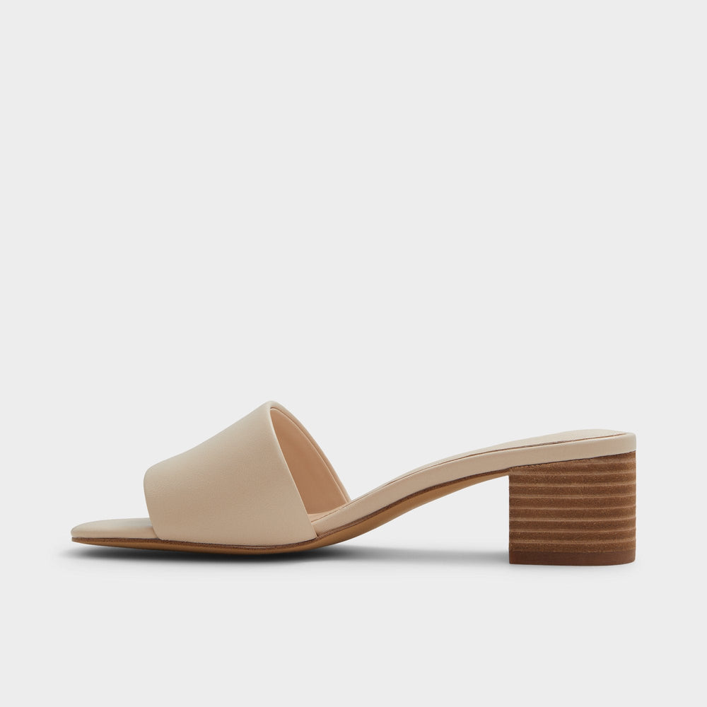 Aldo Claudina Other Beige Women's Block heels - Heeled mule, Block heel Other Beige