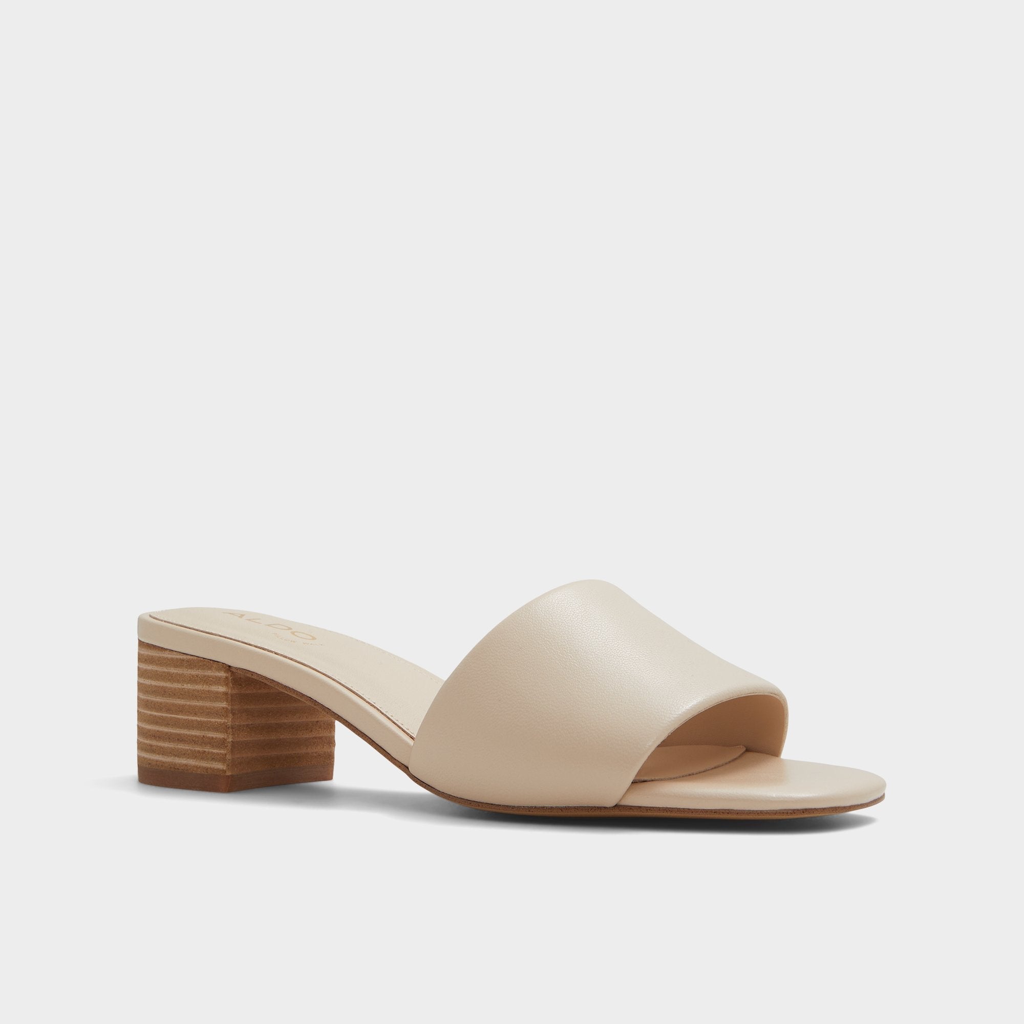Aldo Claudina Other Beige Women's Block heels - Heeled mule, Block heel Other Beige