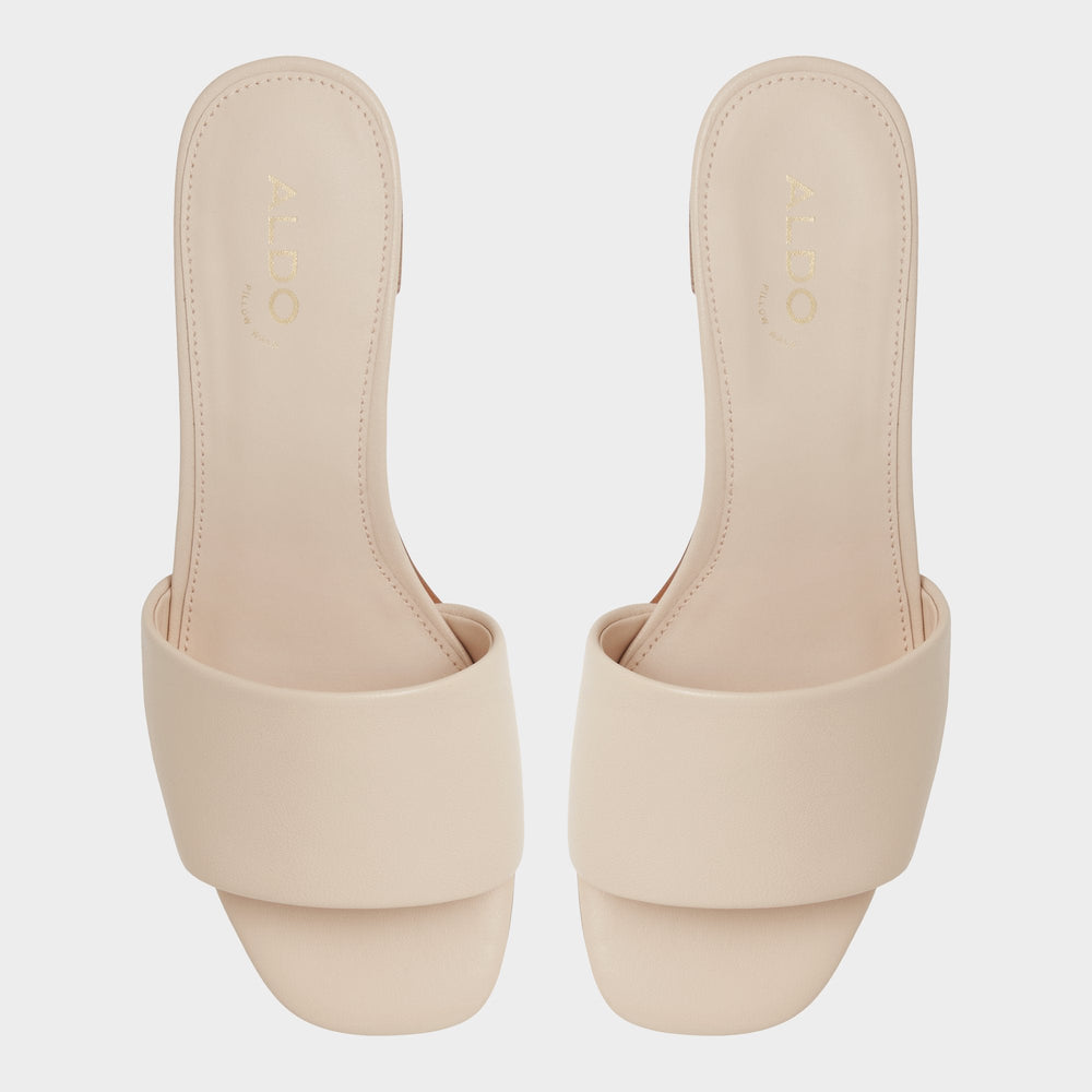 Aldo Claudina Other Beige Women's Block heels - Heeled mule, Block heel Other Beige