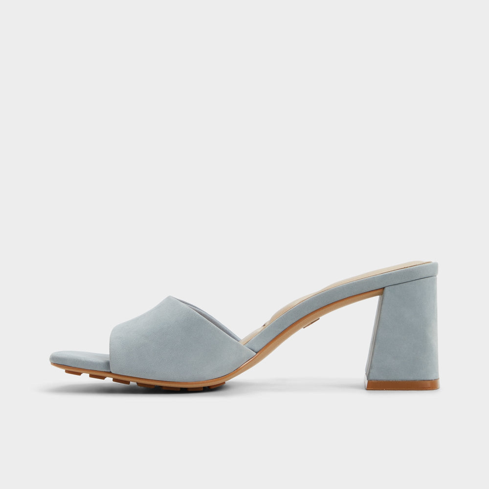 Aldo Tisha Other Blue Women's Heeled mules - Heeled mule, Block heel Other Blue