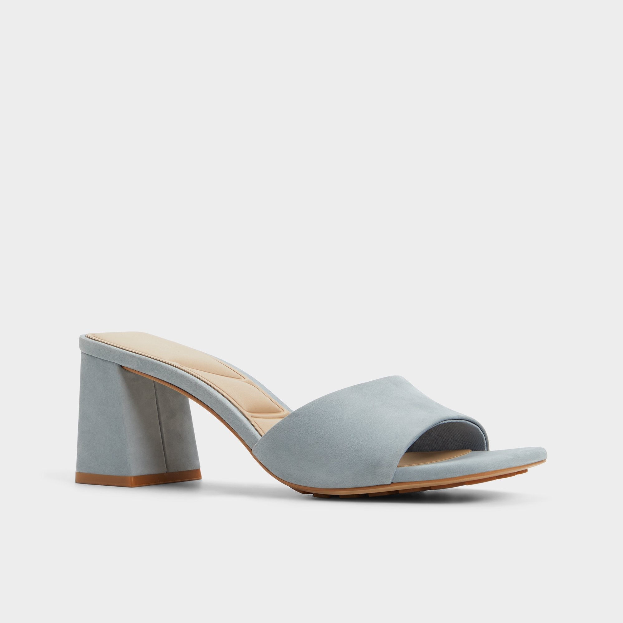 Aldo Tisha Other Blue Women's Heeled mules - Heeled mule, Block heel Other Blue