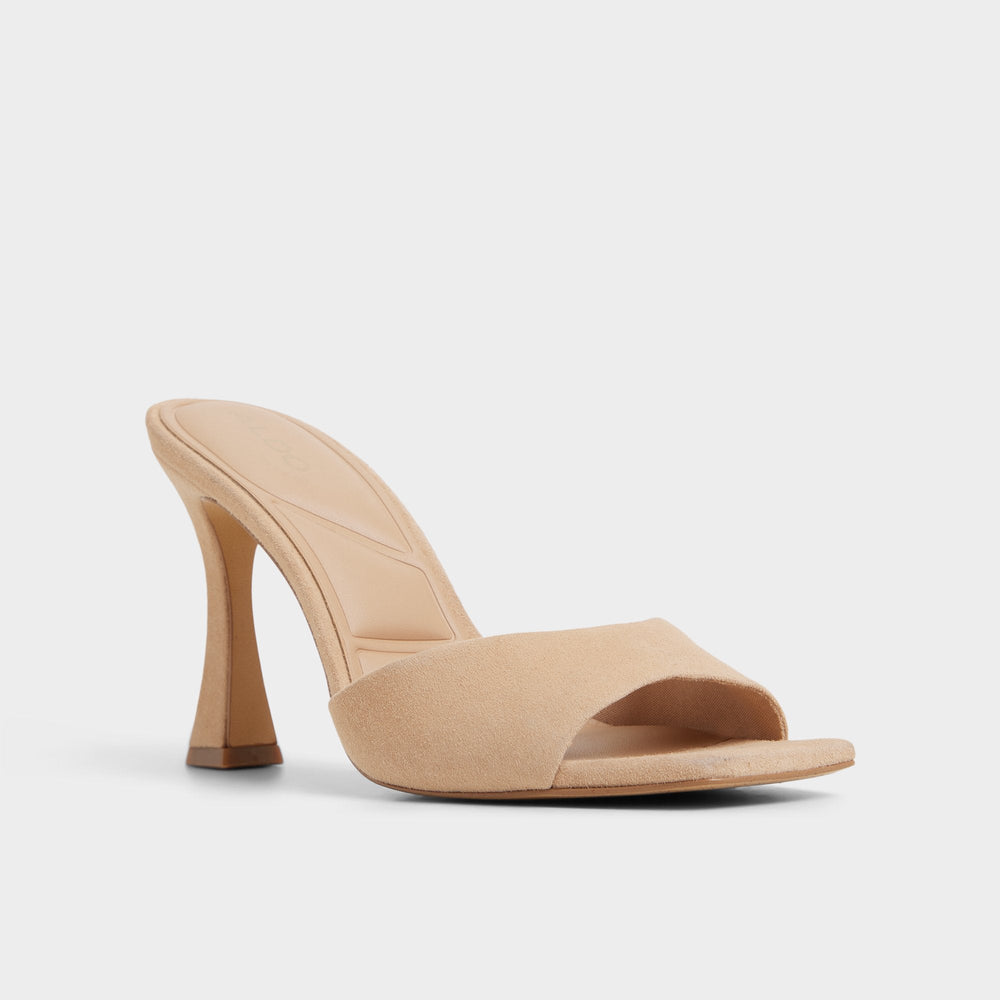 Aldo Jennifer in Medium Beige - Heeled mule, Stiletto heel Medium Beige