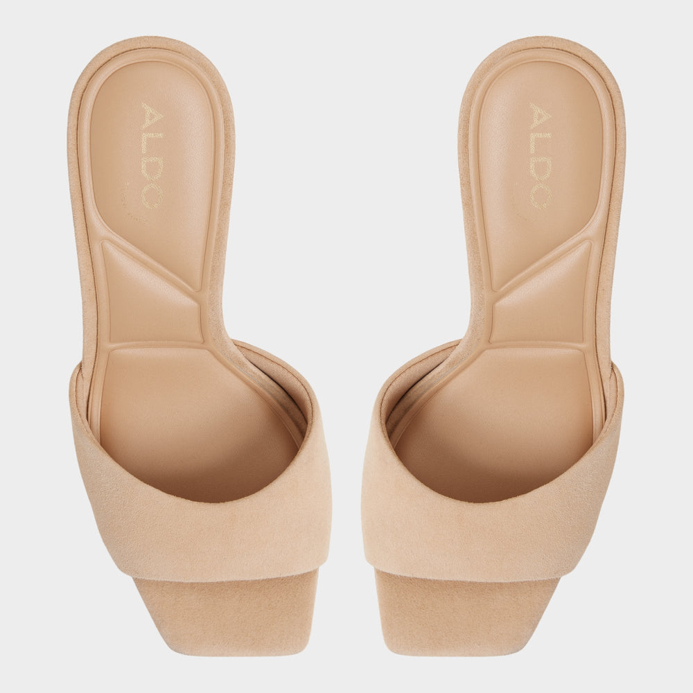 Aldo Jennifer in Medium Beige - Heeled mule, Stiletto heel Medium Beige