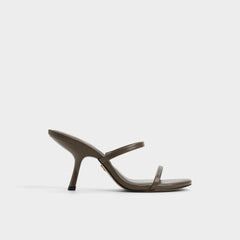 Aldo Avelinda in Khaki - Heeled mule Khaki