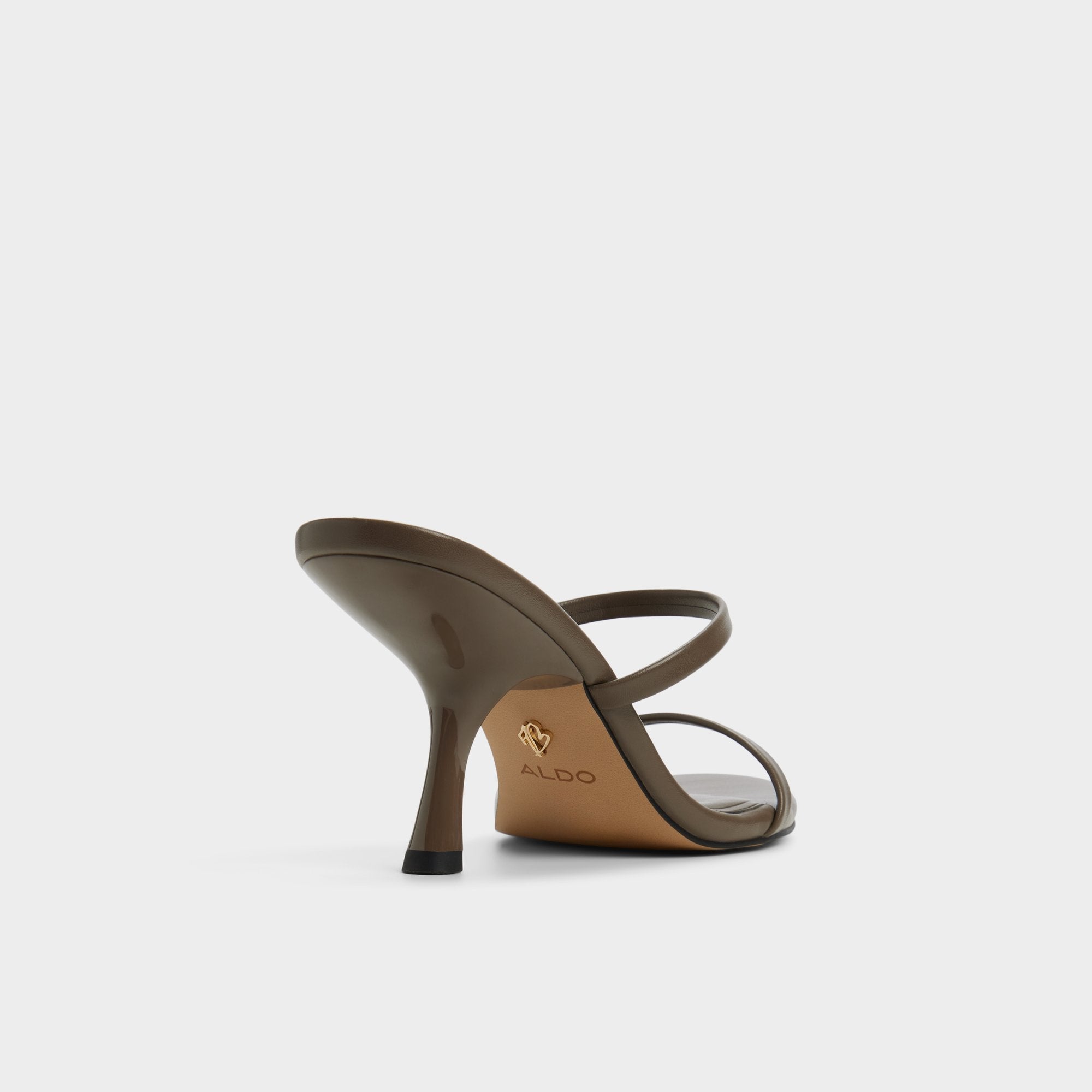 Aldo Avelinda in Khaki - Heeled mule Khaki