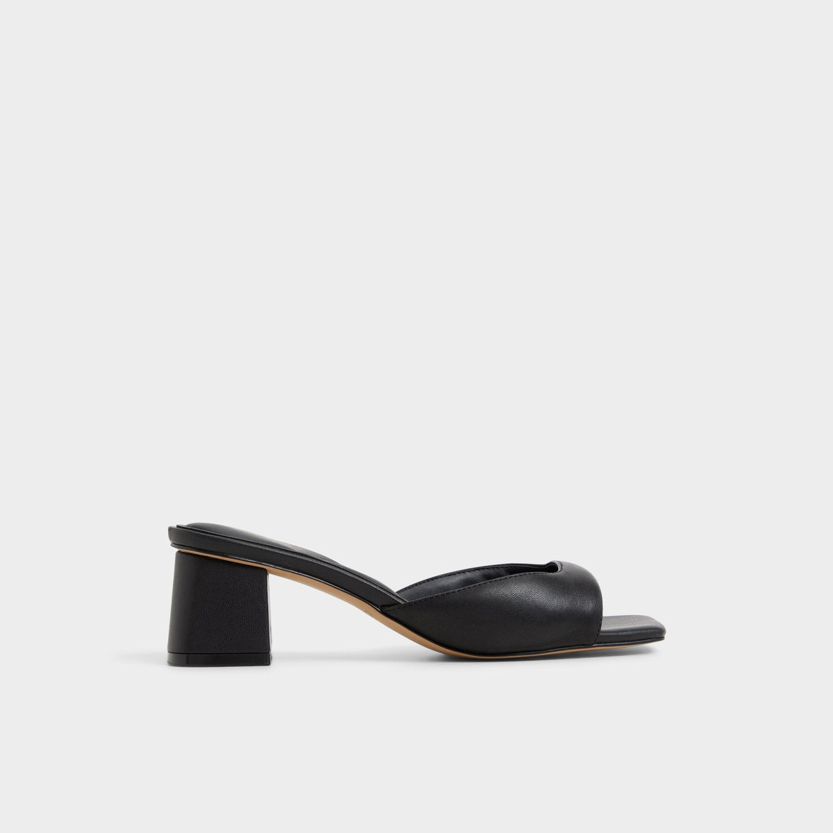 Aldo Aneky in Black - Heeled mule, Block heel Black