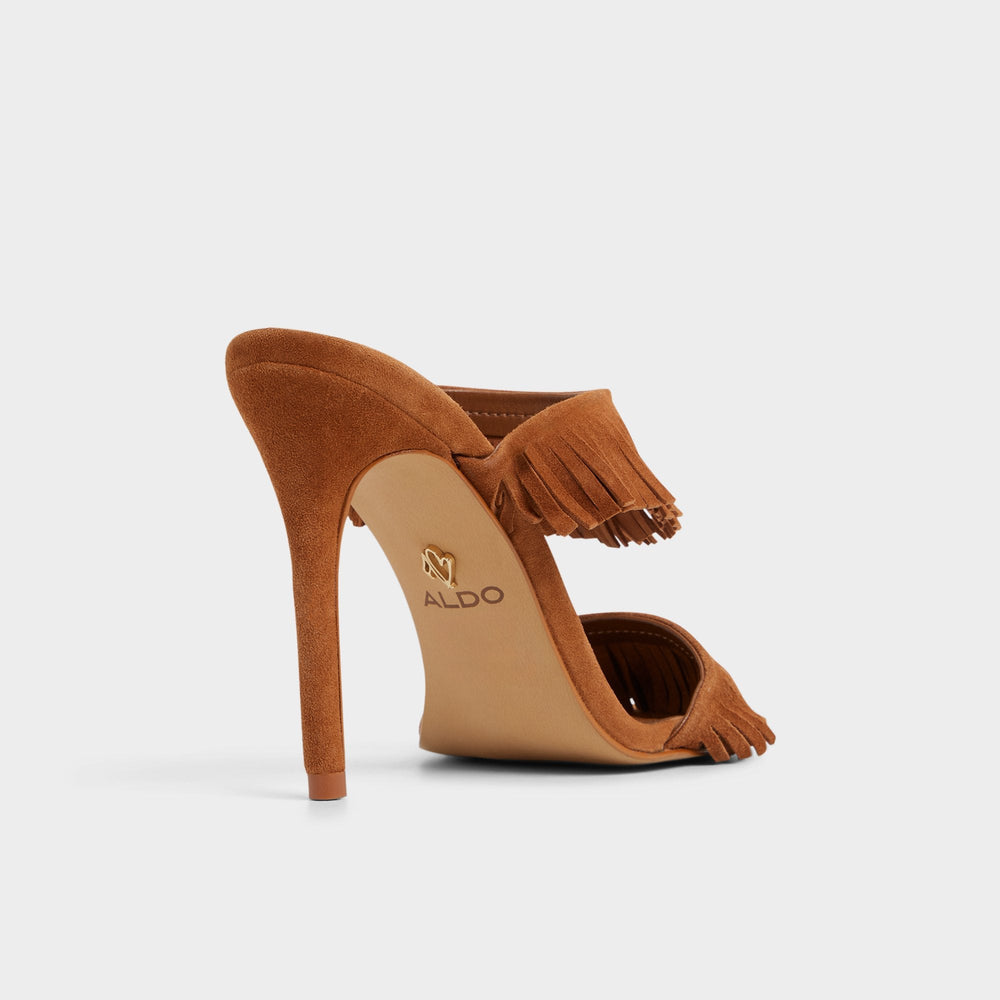 Aldo Nahanie in Medium Brown - Heeled mule, Stiletto heel Medium Brown