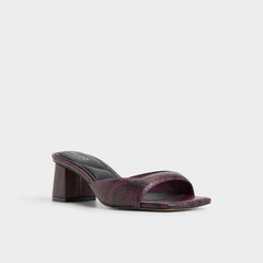 Aldo Aneky in Bordo - Heeled mule, Block heel Bordo