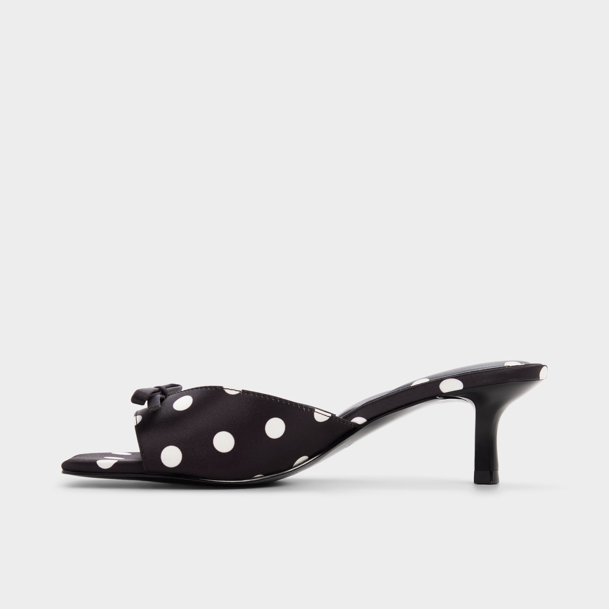 Aldo Belerose in Black White - Heeled mule, Stiletto heel Black/white