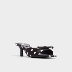 Aldo Belerose in Black White - Heeled mule, Stiletto heel Black/white