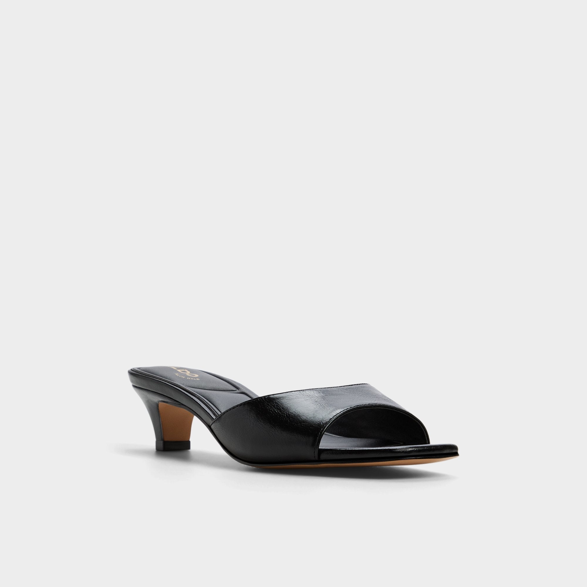 Aldo Haeden Black Women's Heeled mules - Heeled mule, Kitten heel Black