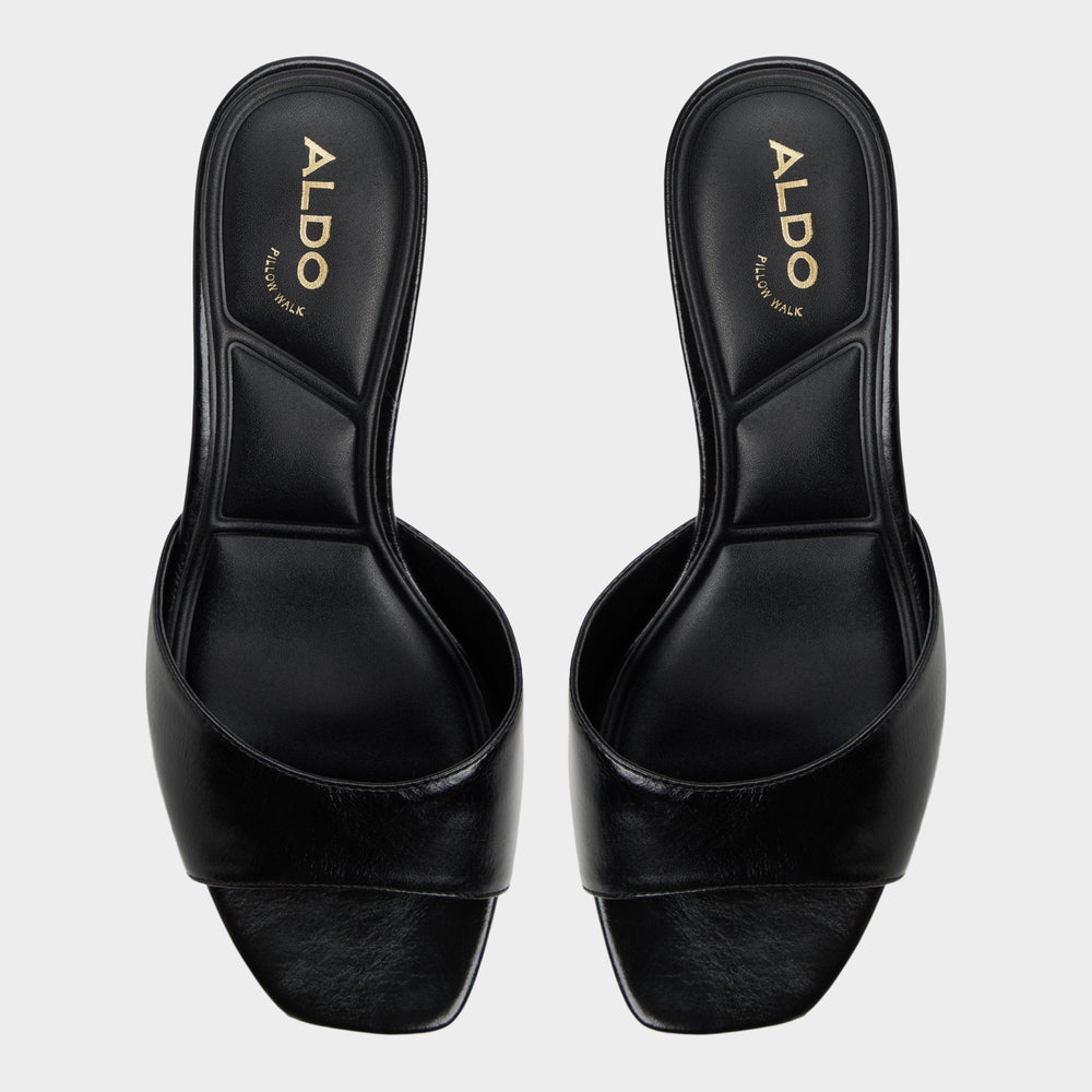 Aldo Haeden Black Women's Heeled mules - Heeled mule, Kitten heel Black