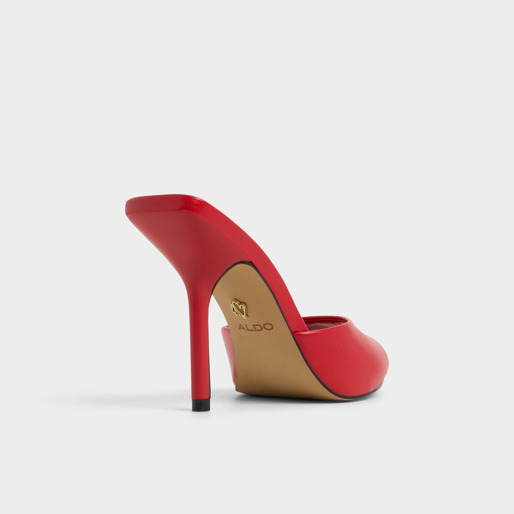 Aldo Madelan in Bright Red - Heeled mule, Stiletto heel Bright Red